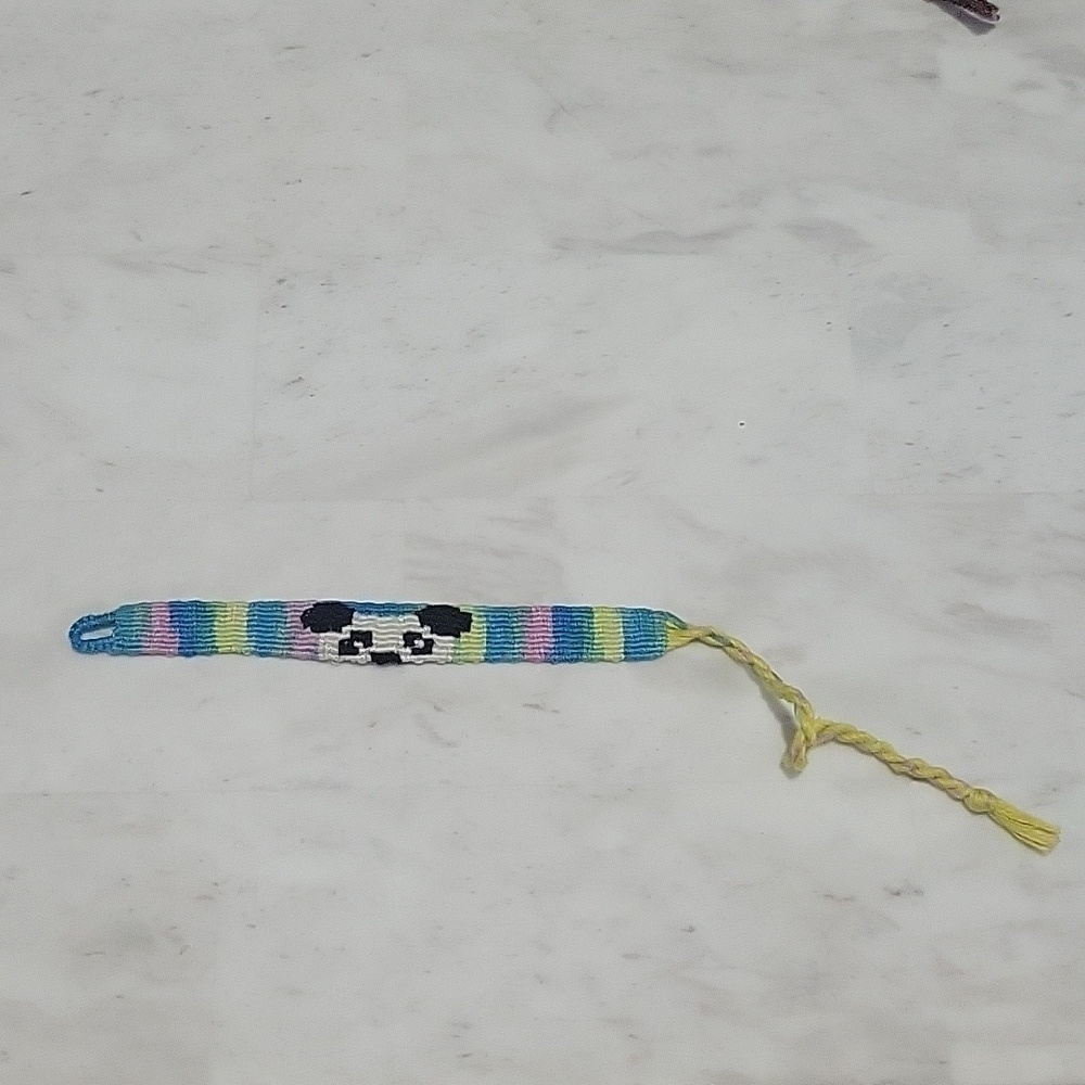 Hand Made Friendship Bracelet Panda 🐼